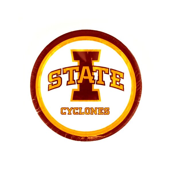 I-State Cardinal & Gold Dessert Paper Plates - 12 pack